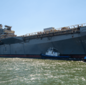 HII Ingalls Shipbuilding Christens Navy's New Multi-Purpose Amphibious Assault Ship