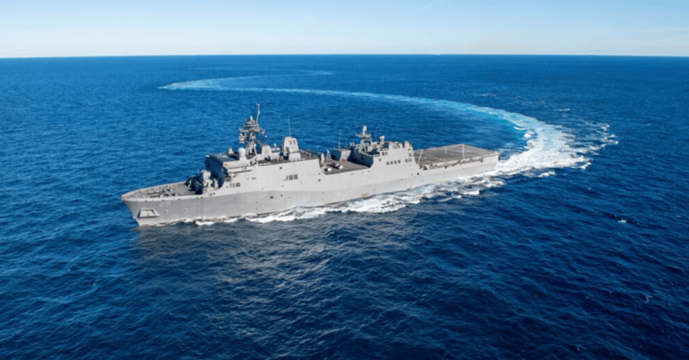 HII Wraps Up Builder’s Sea Trials for Future Navy Amphibious Transport Dock