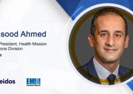 Masood Ahmed Named Leidos' VP of Health Mission Solutions Division