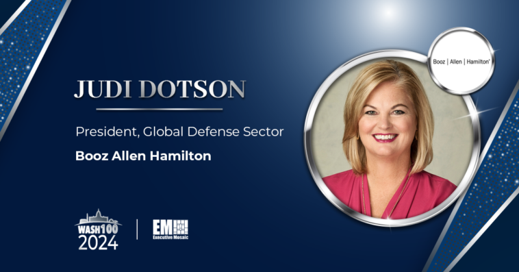 Booz Allen's Judi Dotson Wins 2024 Wash100 Award for Digital Transformation, Innovation Leadership