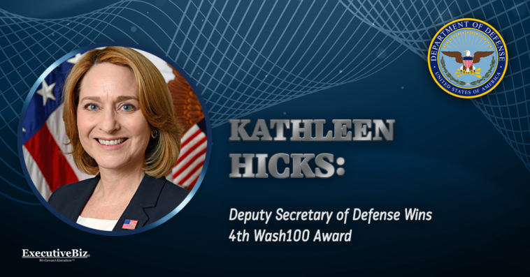 Kathleen Hicks wins Wash100 award