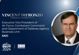 SAIC’s Vincent DiFronzo Secures 1st Wash100 Award for Warfighter Tech Support & Talent Development Efforts