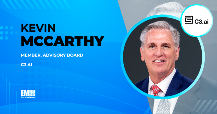 C3 AI Names Kevin McCarthy to Advisory Board